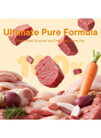 PINK BITES Cat & Dog Treats Freeze-Dried, Pure & Natural High-Protein Pet Snacks, 60g (Chicken & Egg Yolk)
