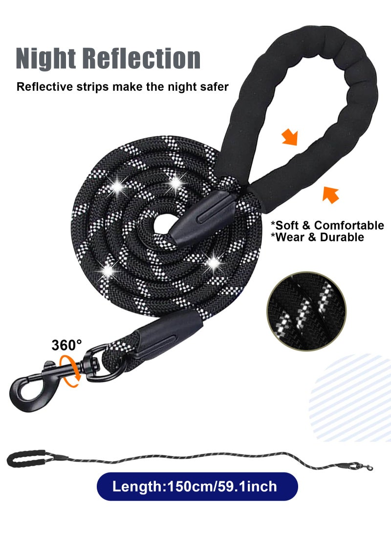 URbazaar Dog Harness No Pull, Military Dog Harness for Large Dogs with Handle & Molle, Easy Control Service Dog Vest Harness Training Walking, Adjustable Reflective Tactical Pet Harness